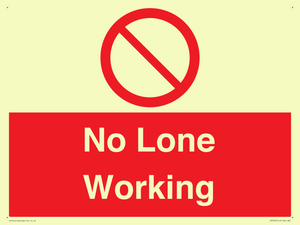No Lone Working